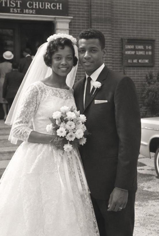Their wedding day